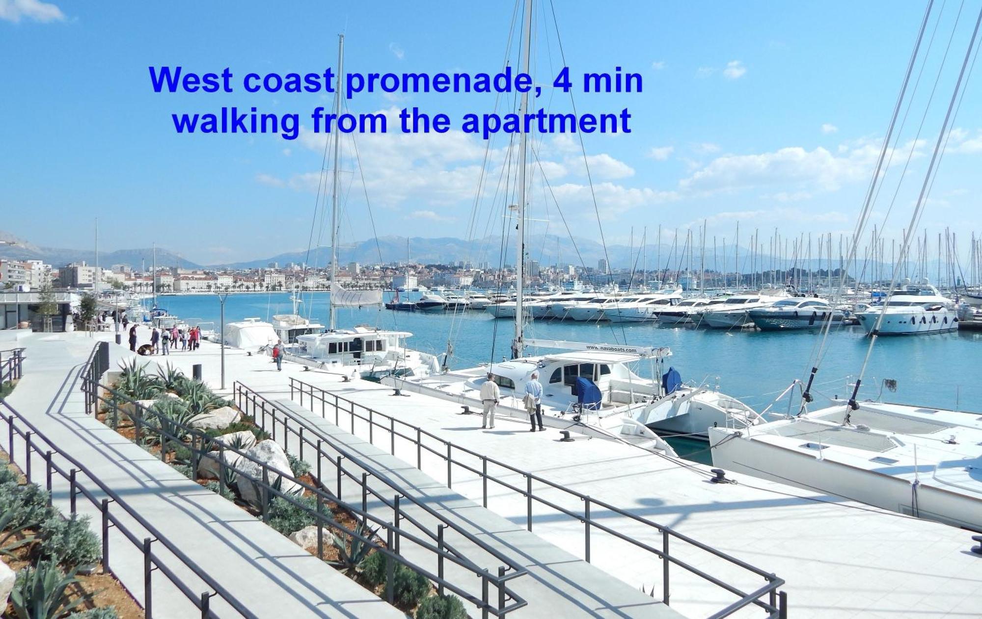 Beachfront Apartment Milan, With Balcony Σπλιτ Εξωτερικό φωτογραφία