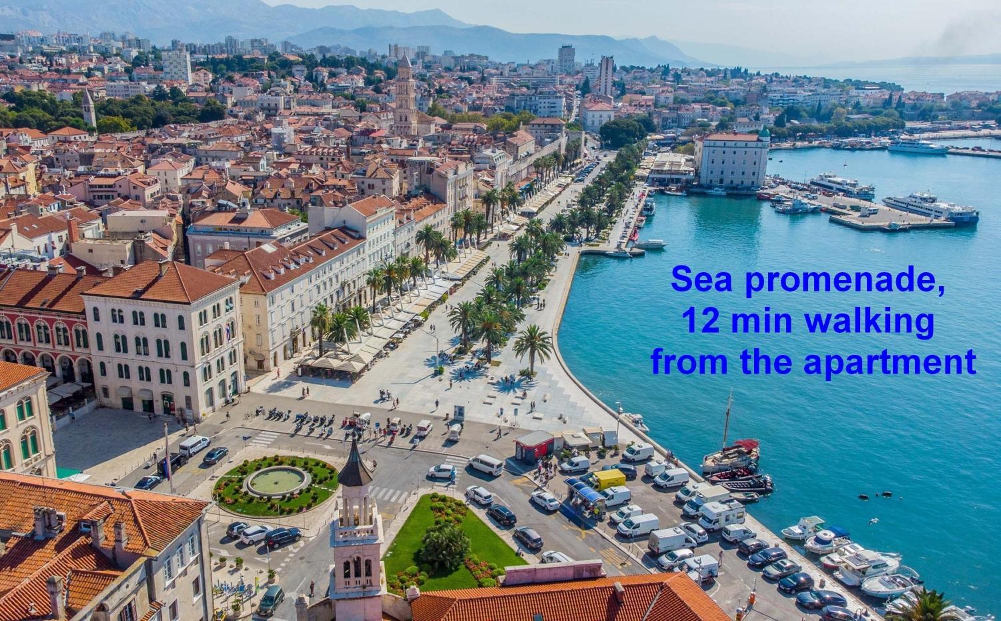 Beachfront Apartment Milan, With Balcony Σπλιτ Εξωτερικό φωτογραφία